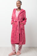 Star Hooded Gown Pink