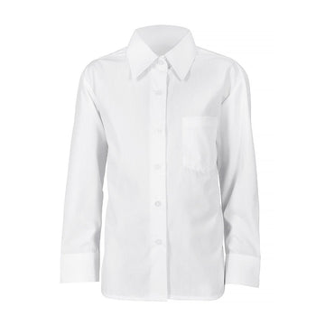 GIRLS LS WHITE TOUGHEE PRIMARY SNG S17