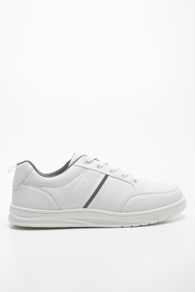 Lace Up Trainer White