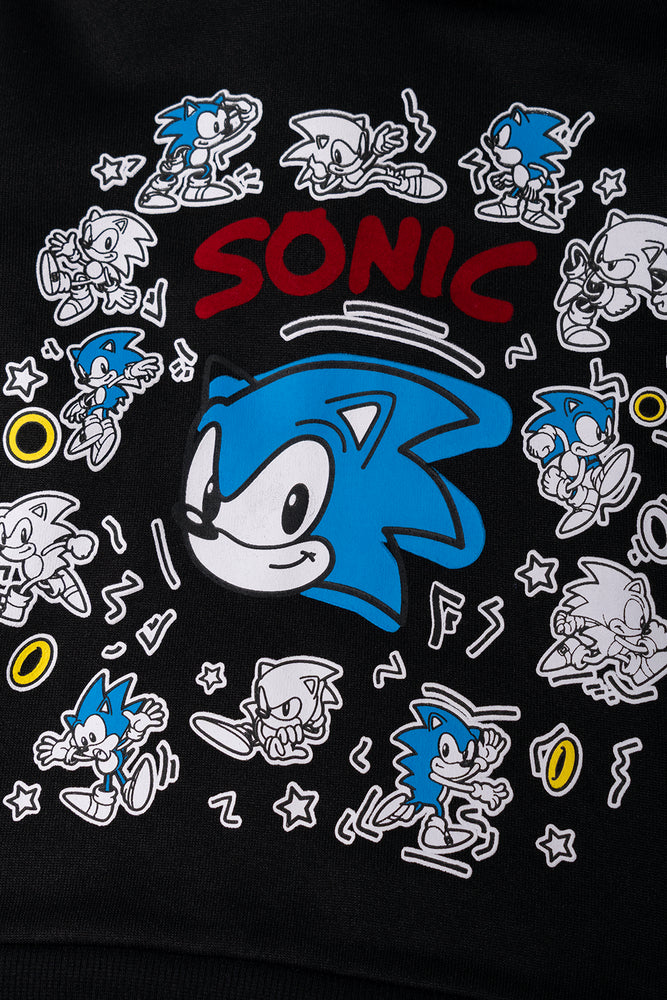 Sonic Hoodie Black