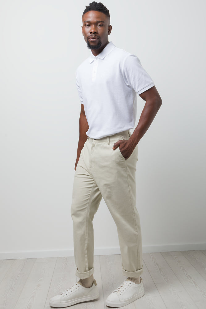 Short Sleeve Golfer White