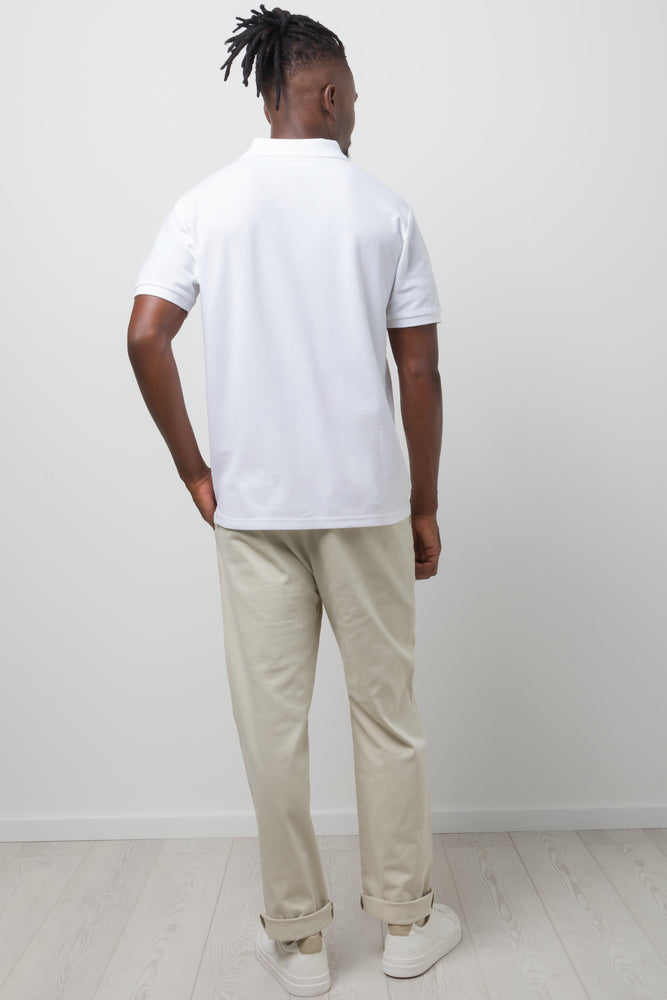 Short Sleeve Golfer White (2)