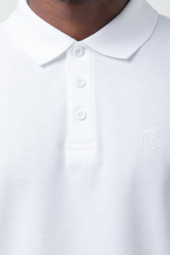 Short Sleeve Golfer White (3)