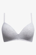 2 Pack Padded Wire Free Bra Small Black And Grey (2)