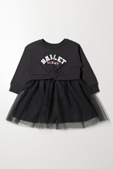 Ballet Dress Dark Grey