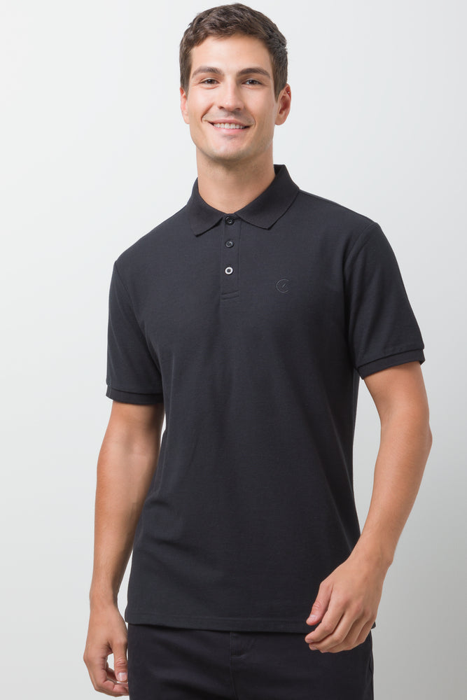 Short Sleeve Golfer Black