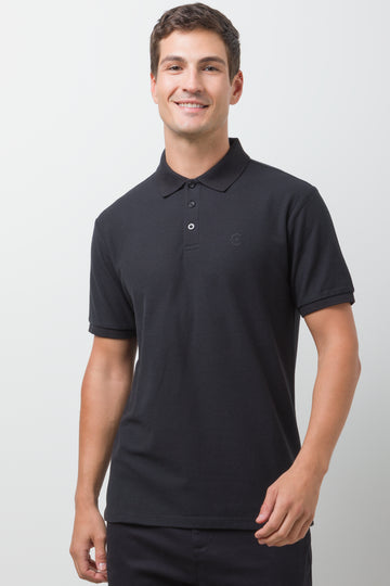 Short Sleeve Golfer Black