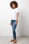 Crew Neck Short Sleeve Regular Fit T-Shirt White (1)