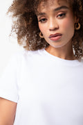 Crew Neck Short Sleeve Regular Fit T-Shirt White (3)