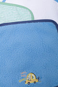 3 Pack Face Cloth White, Green And Blue (1)
