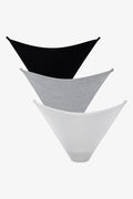 3 Pack Strappy Thongs Grey And Black (1)