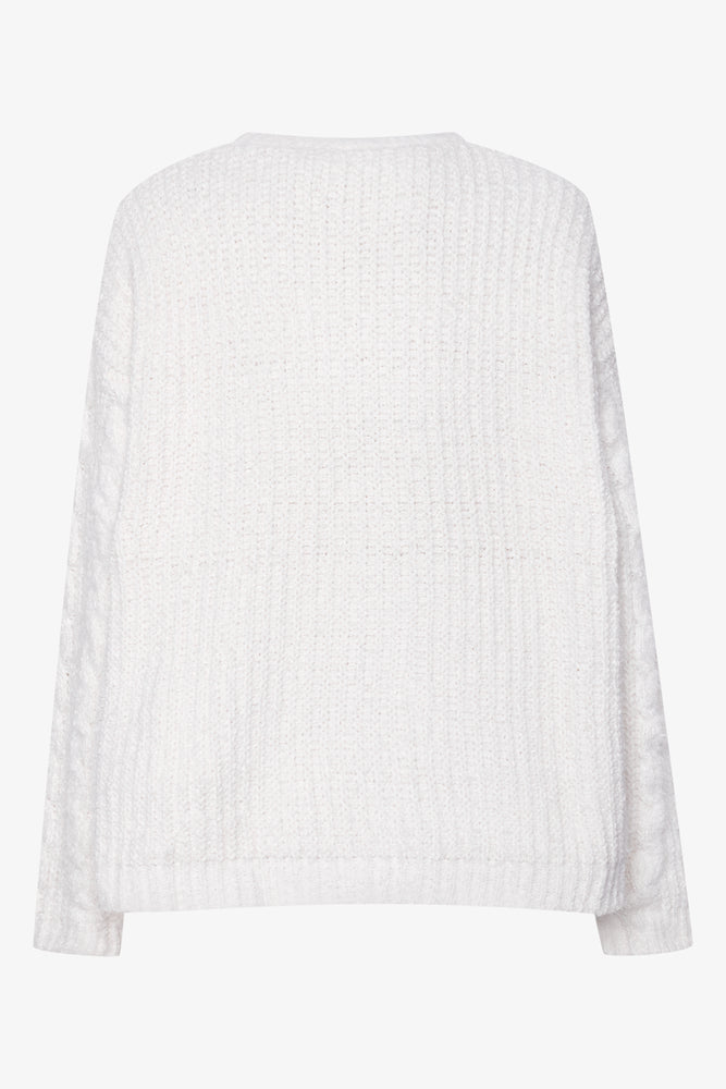 Diamante And Pearl Jersey Cream