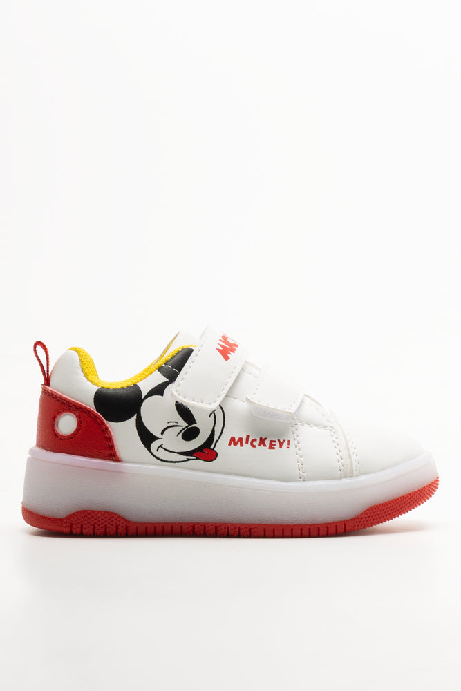 Mickey Mouse Light Up Trainers White