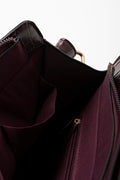 Mini Handbag With  Handles And Strap Burgundy (5)