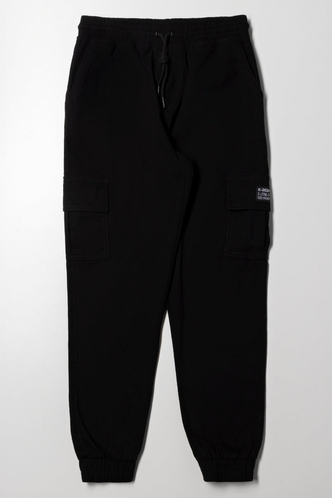 Cargo Joggers Black
