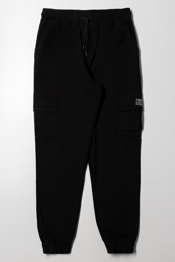 Cargo Joggers Black