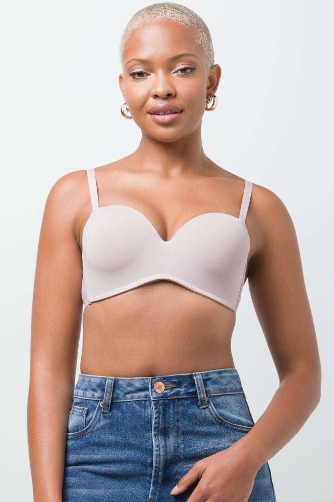 2 Pack Multiway Bonded Bras Small Black