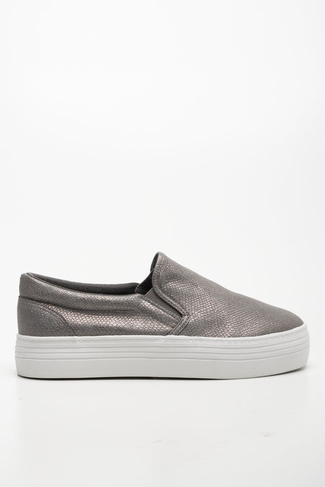 Slip On Sneaker Silver (1)