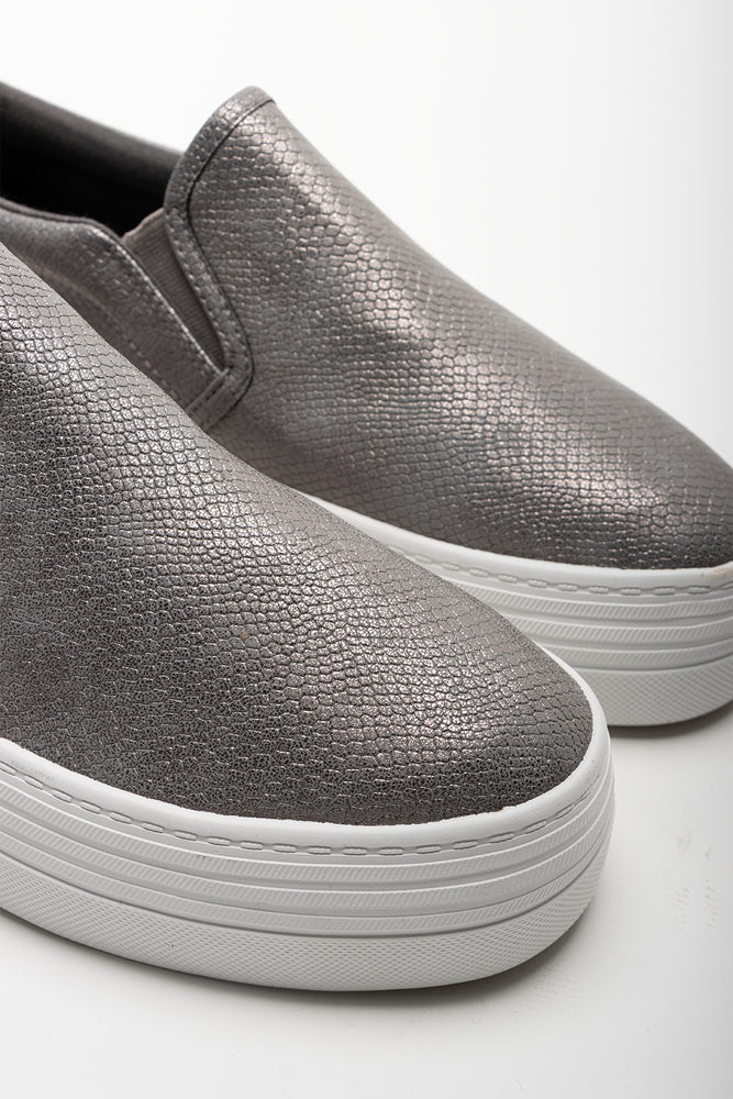 Slip On Sneaker Silver (2)