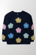 Flower Jersey Navy