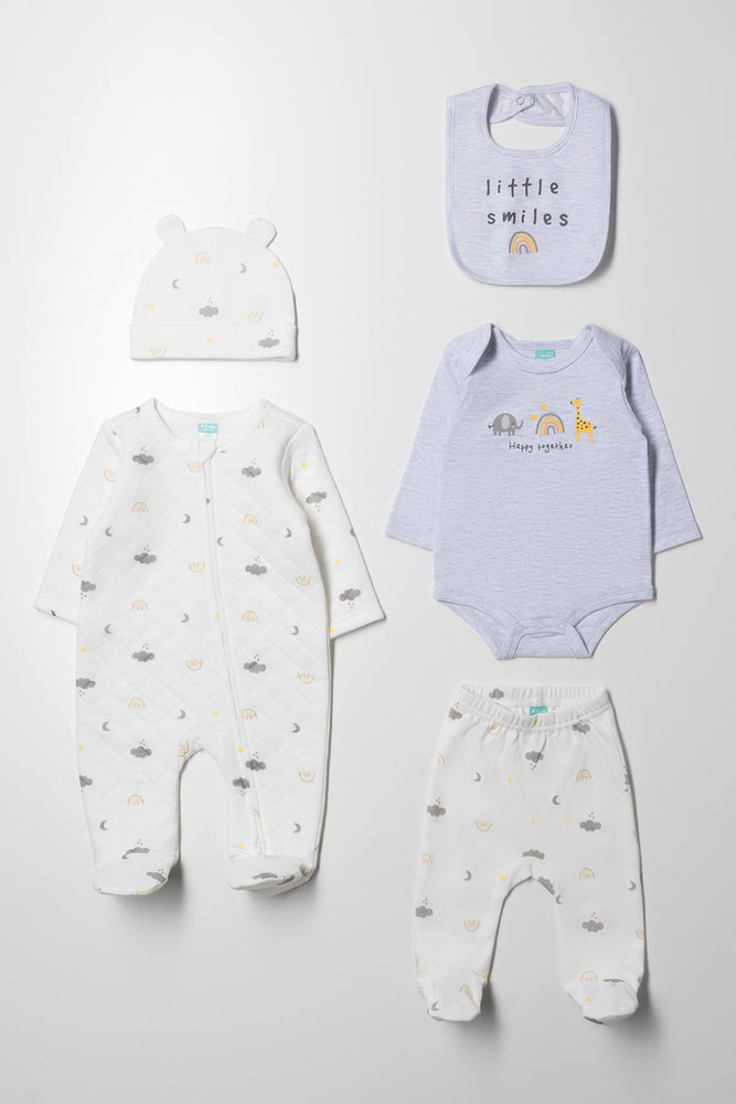 5 Piece Set Blue