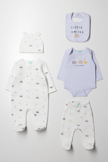 5 Piece Set Grey