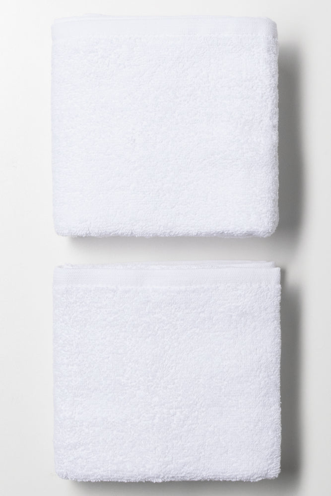 2 Pack Towelling Nappies  White