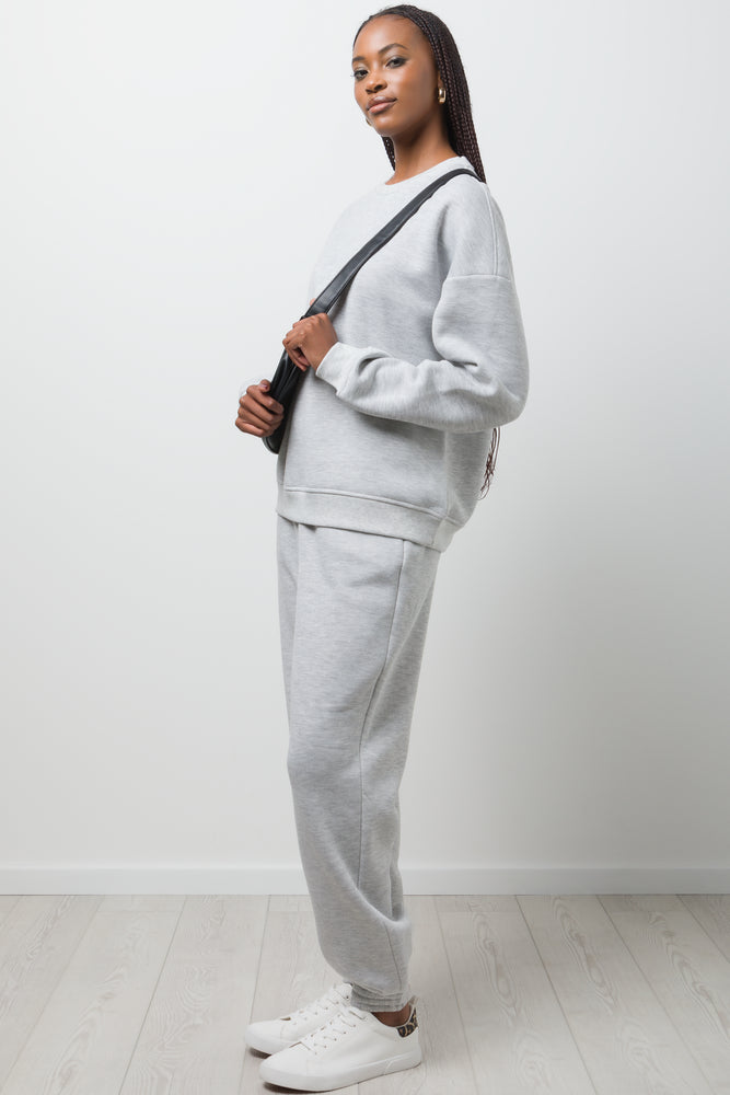 Fleece Crew Neck Grey