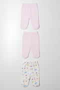 3 Pack Leggings Pink (2)