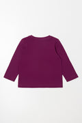 Long Sleeve T-Shirt Burgundy (2)