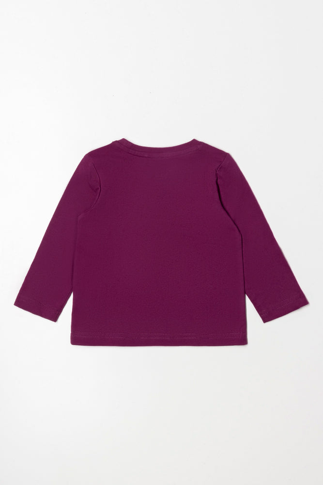 Long Sleeve T-Shirt Burgundy (2)