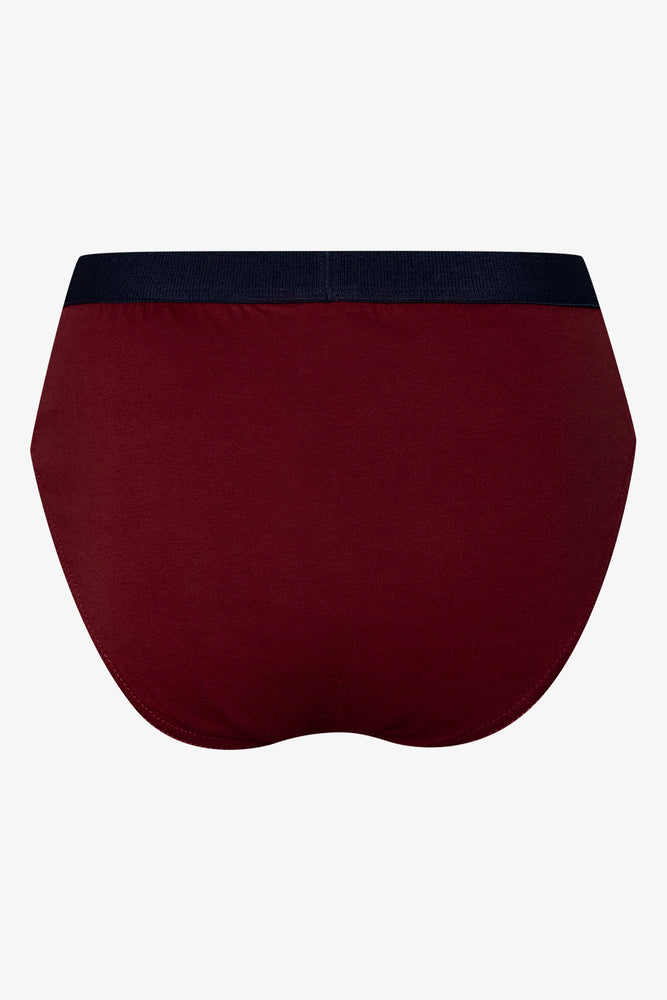 3 Pack Briefs Navy And Burgundy (4)