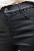 Coated Skinny Denim Jeans Black (3)