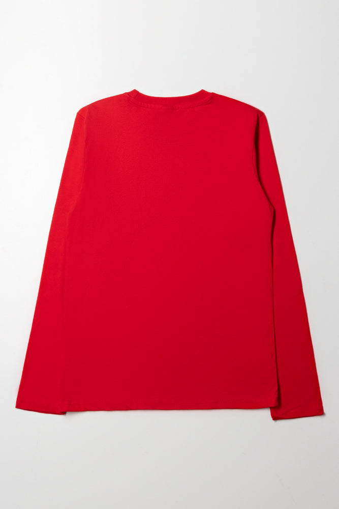 Long Sleeve T-Shirt Red (2)