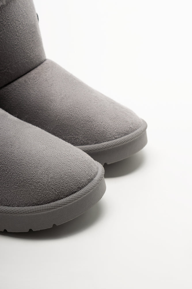 Button Comfort Boots Grey (2)