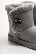 Button Comfort Boots Grey (3)