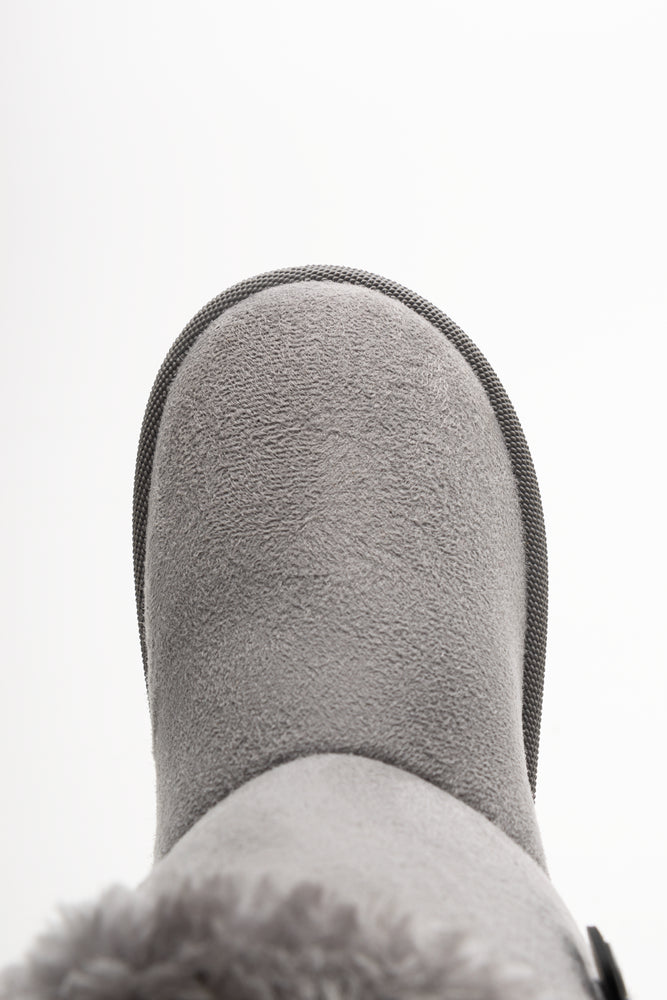 Button Comfort Boots Grey (4)
