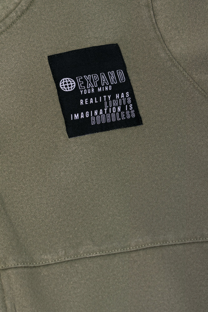 Zip Through Hooded Tracktop Green