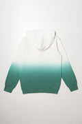 Dip Dye Hoodie Cream And Green (2)