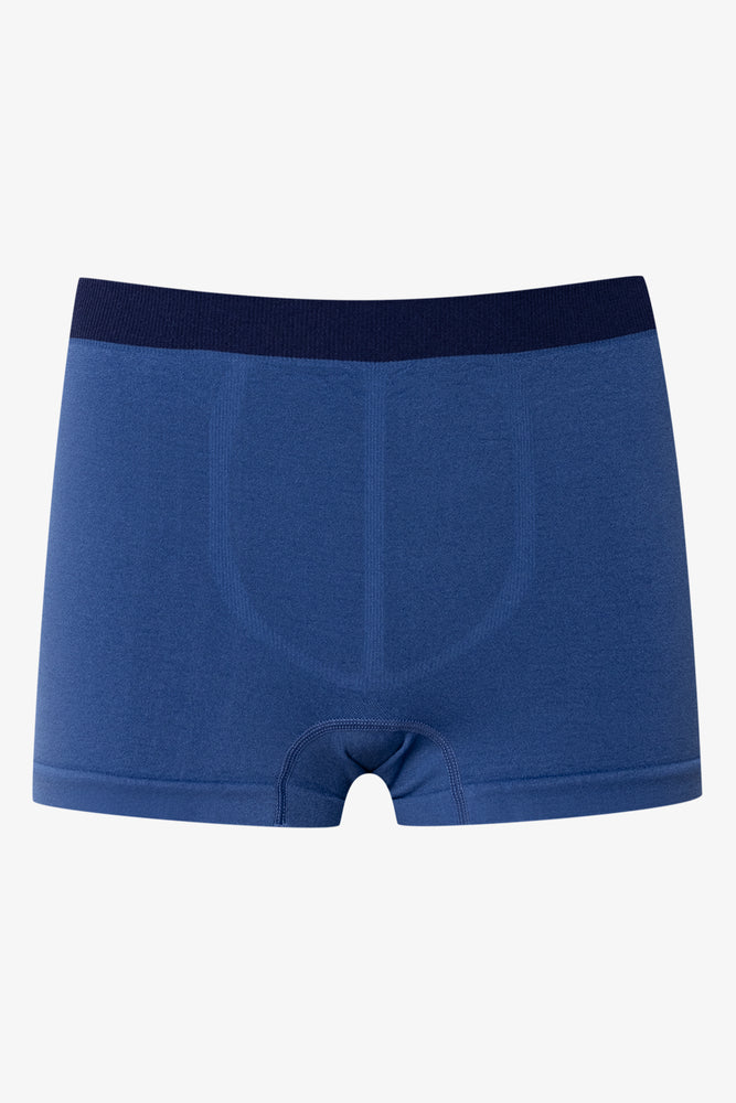 3 Pack Seamless Boxers Blue (2)