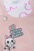 Gabby's Dollhouse Pinafore Set Pink (1)
