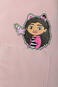 Gabby's Dollhouse Pinafore Set Pink (2)