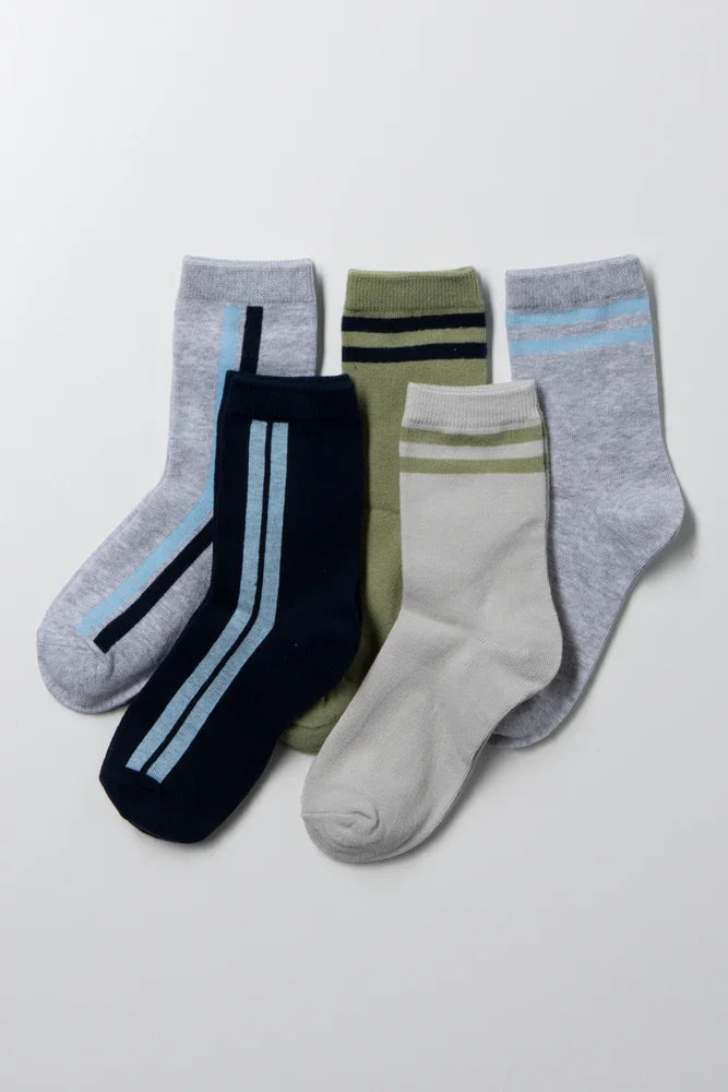 5 Pack Socks Multi