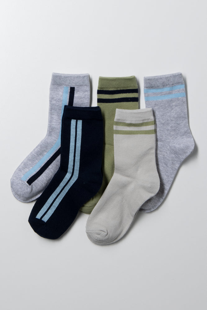 5 Pack Socks Multi