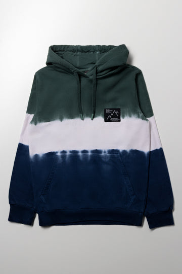 Tie Dye Hoodie Navy