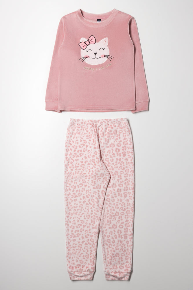 Cat Pyjamas Pink