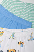 3 Pack Leggings Blue (1)