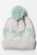 Butterfly Beanie Grey