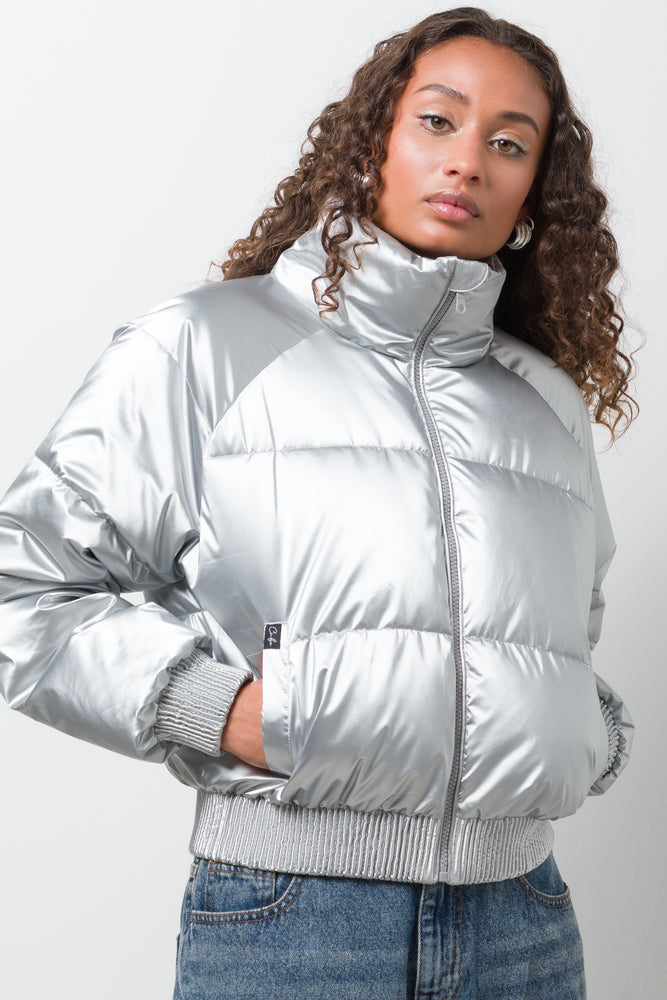 Puffer Jacket Light Grey