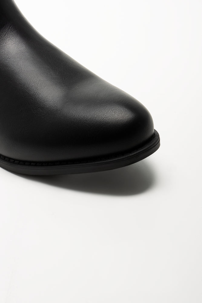 Buckle Ankle Boots Black (2)